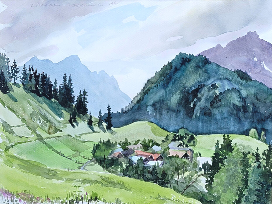 Brareb Blick auf Gaicht – Lisbet Braren-Weinrich